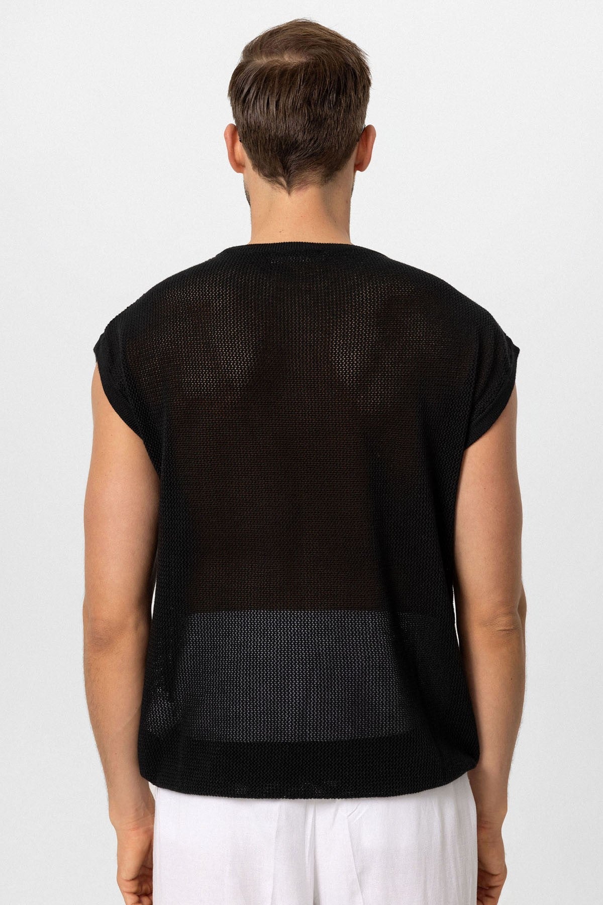 Antioch Sleeveless Openwork Men's T-Shirt