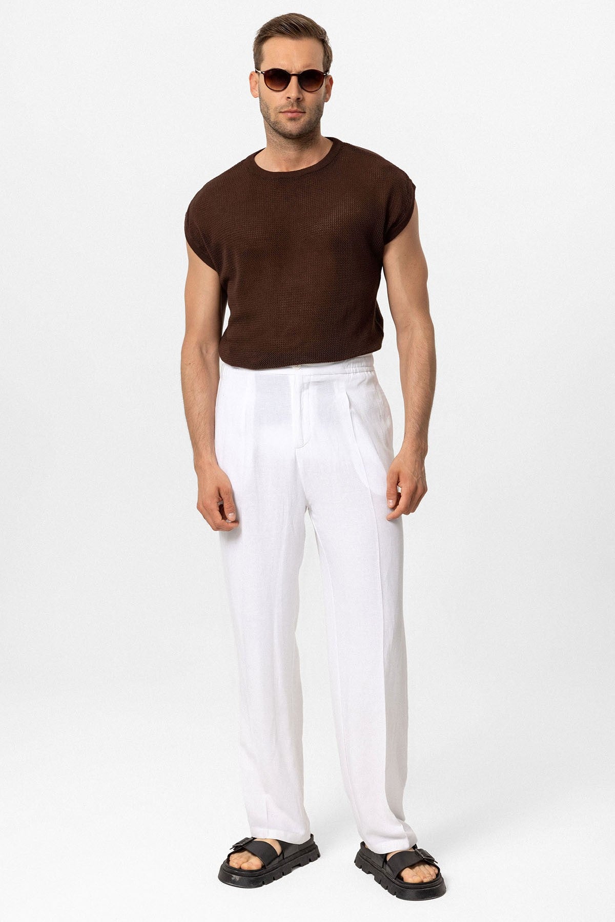 Antioch Sleeveless Openwork Men's T-Shirt