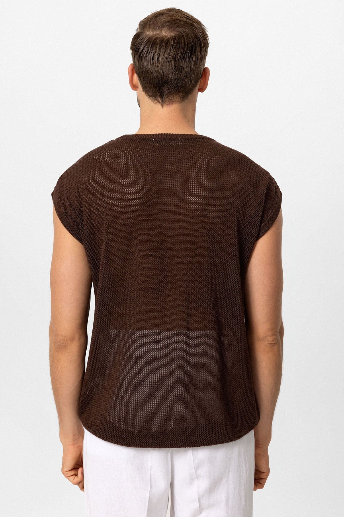 Antioch Sleeveless Openwork Men's T-Shirt