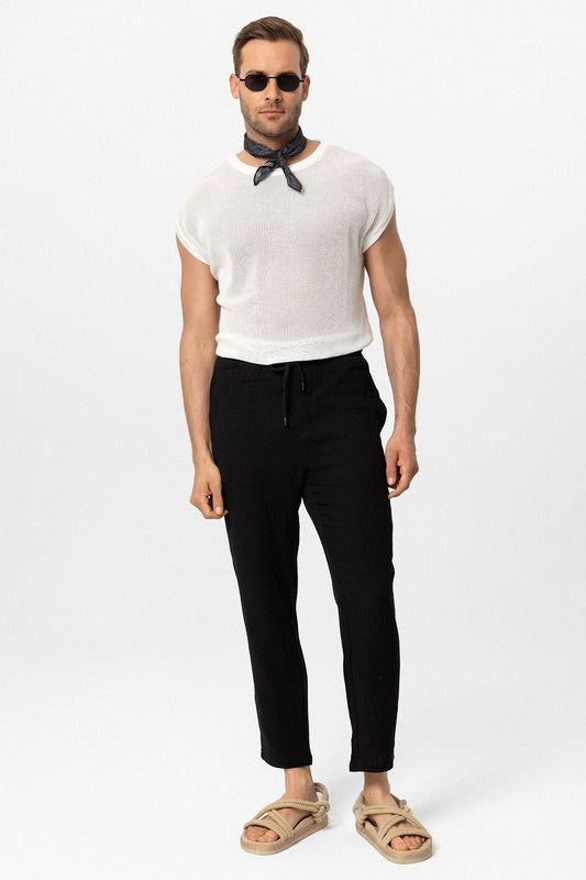 Antioch Sleeveless Openwork Men's T-Shirt