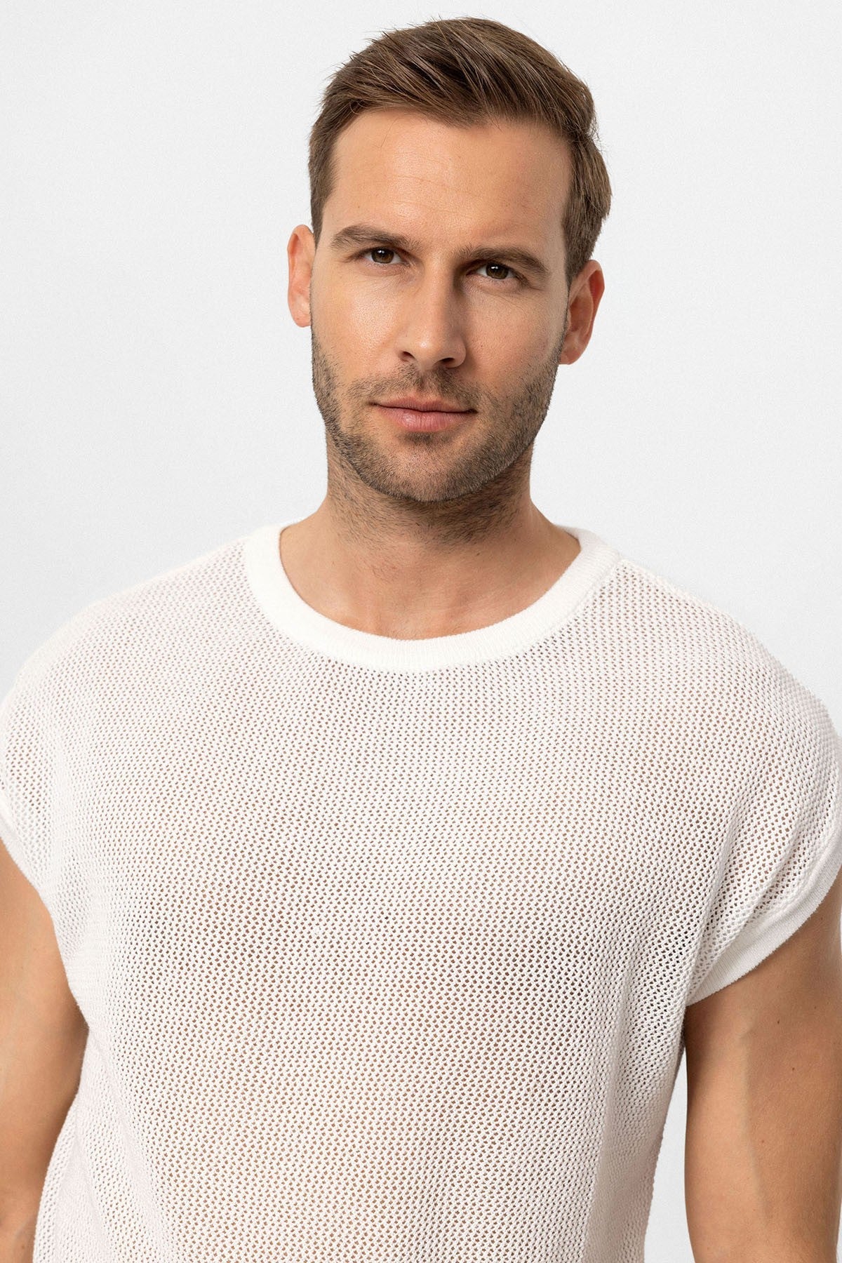 Antioch Sleeveless Openwork Men's T-Shirt