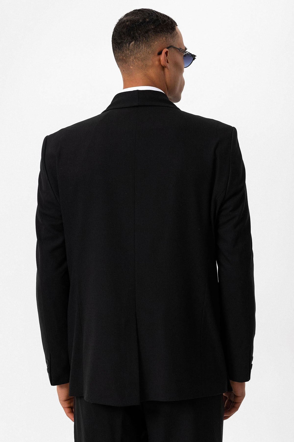 Antioch Double-Breasted Men's Blazer with Belt