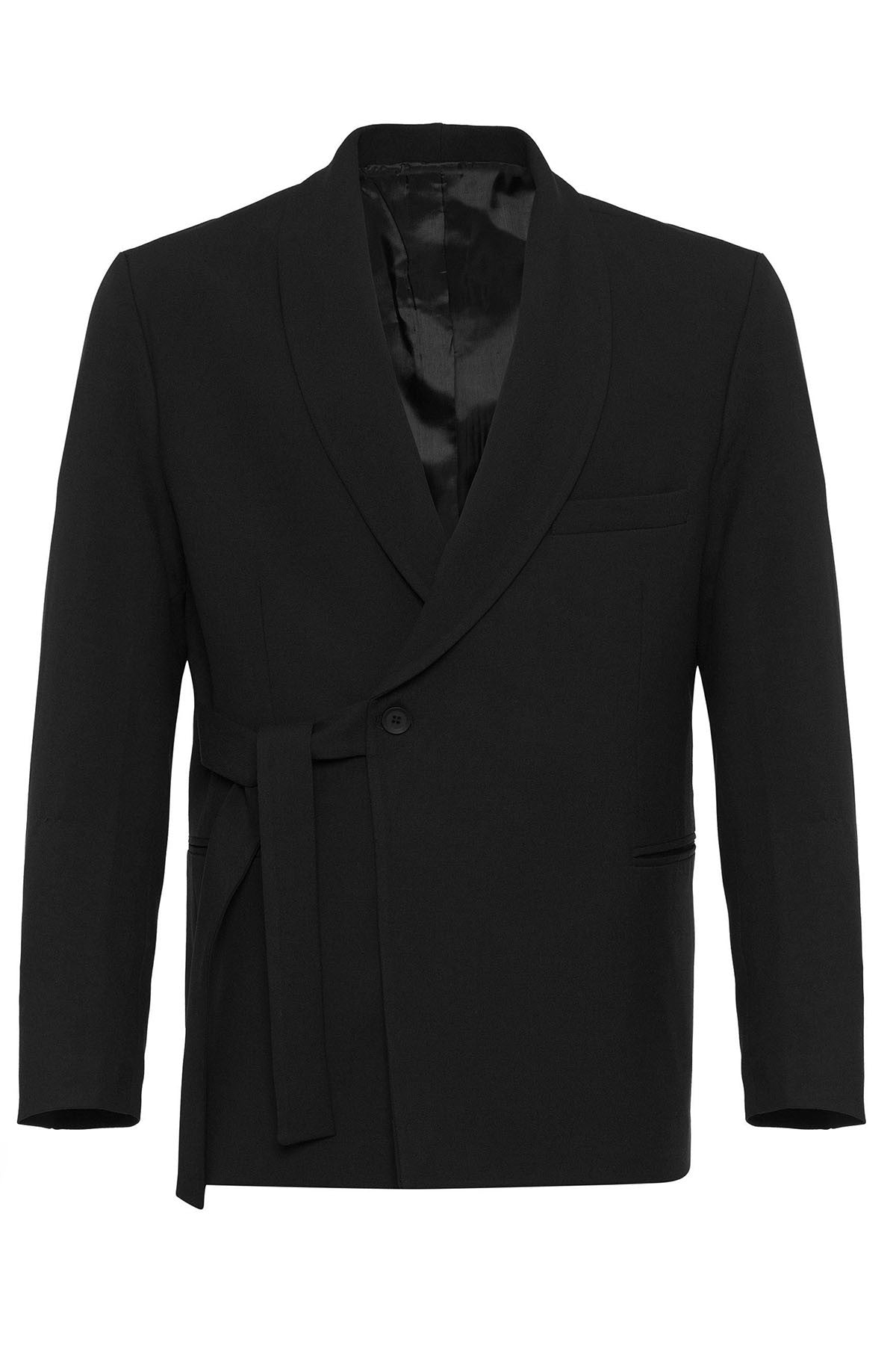Antioch Double-Breasted Men's Blazer with Belt