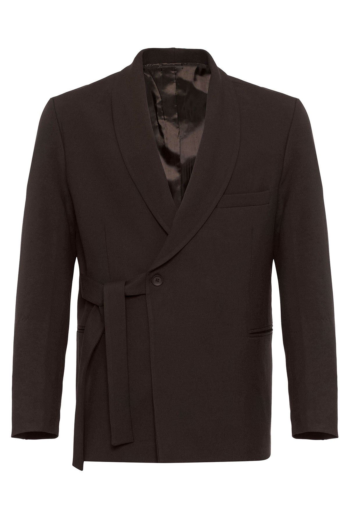Antioch Double-Breasted Men's Blazer with Belt