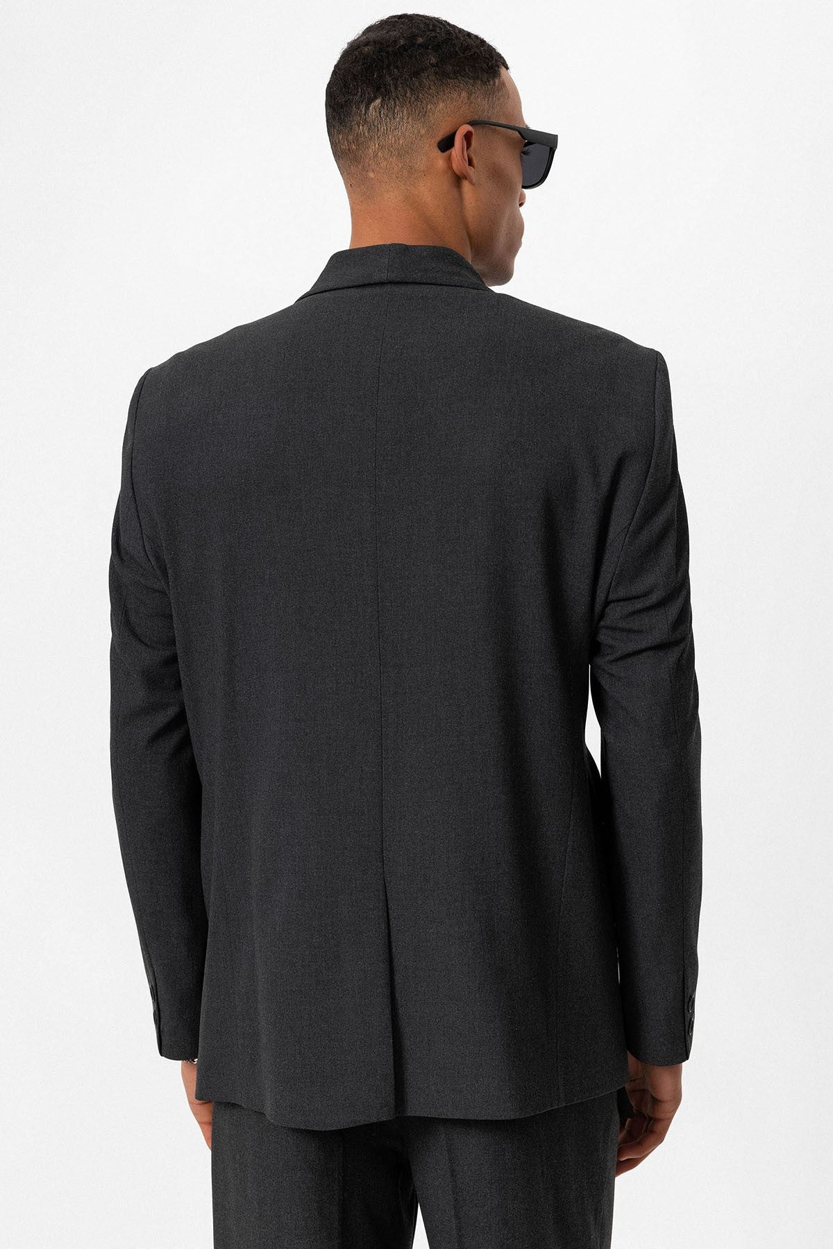 Antioch Double-Breasted Men's Blazer with Belt