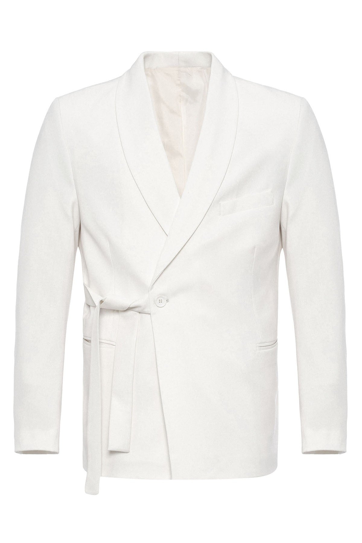 Antioch Double-Breasted Men's Blazer with Belt