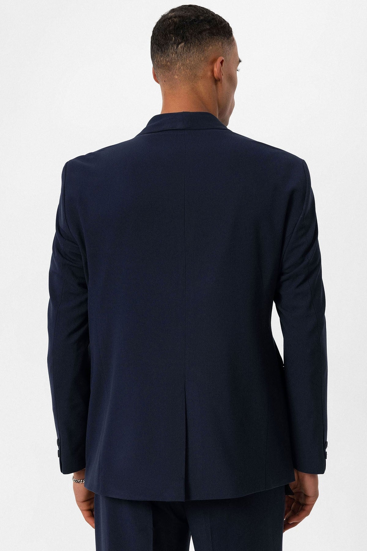 Antioch Double-Breasted Men's Blazer with Belt