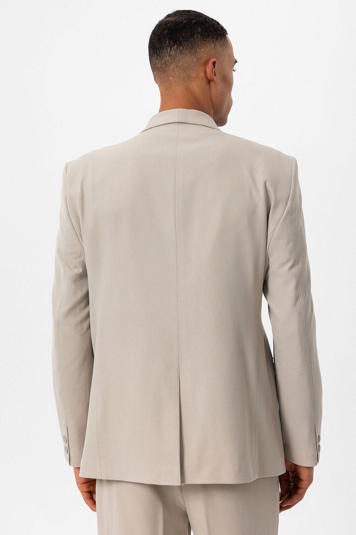 Antioch Double-Breasted Men's Blazer with Belt