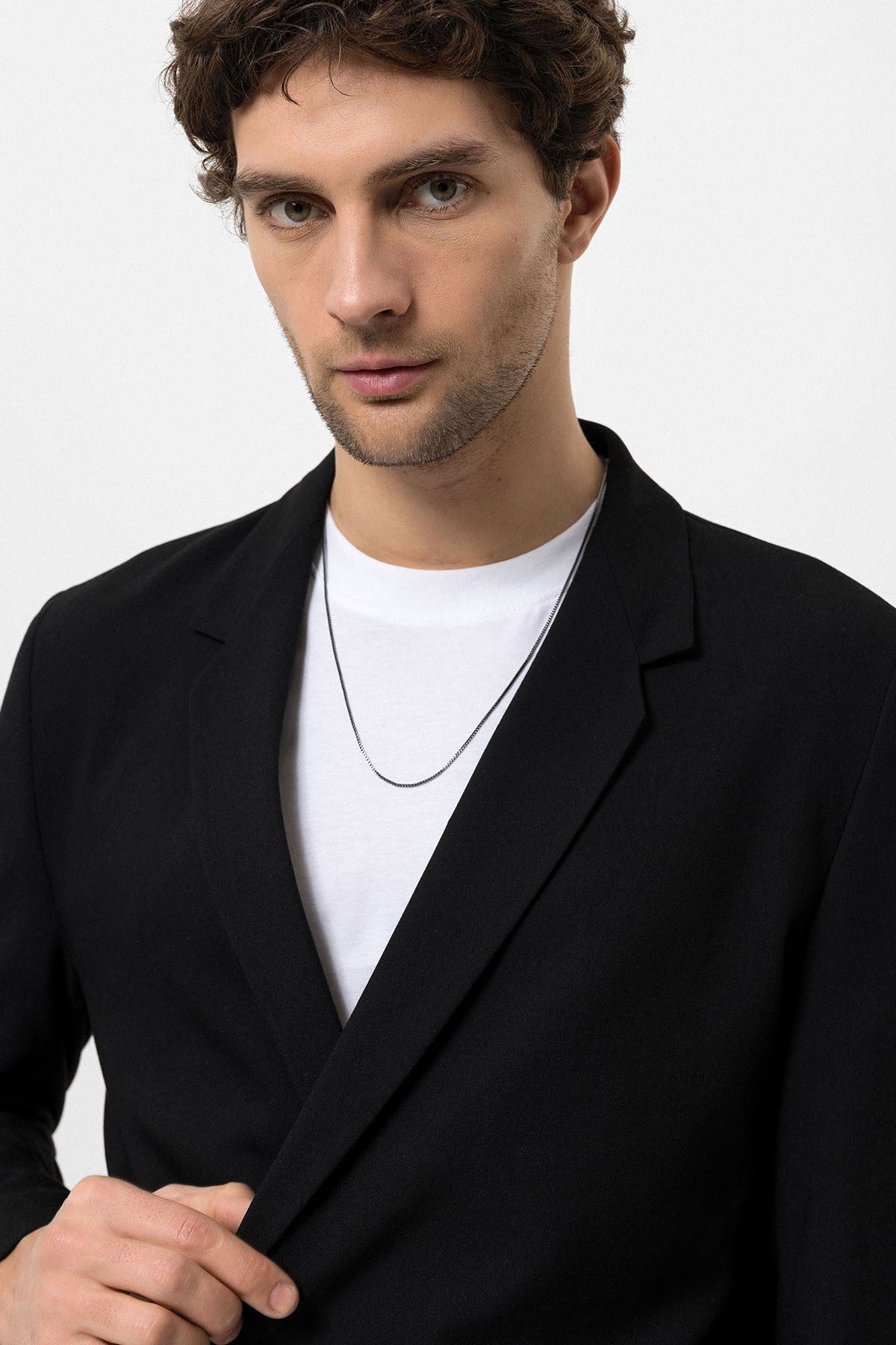 Antioch Single-Button Double-Breasted Men's Blazer
