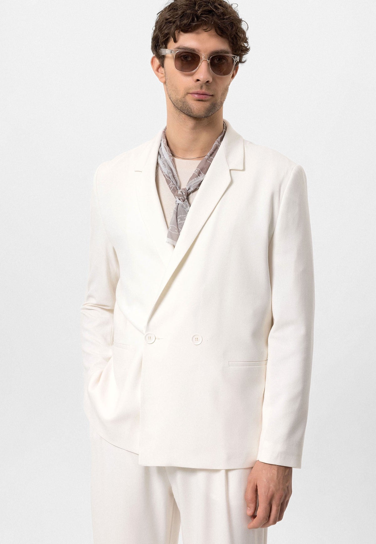 Antioch Single-Button Double-Breasted Men's Blazer