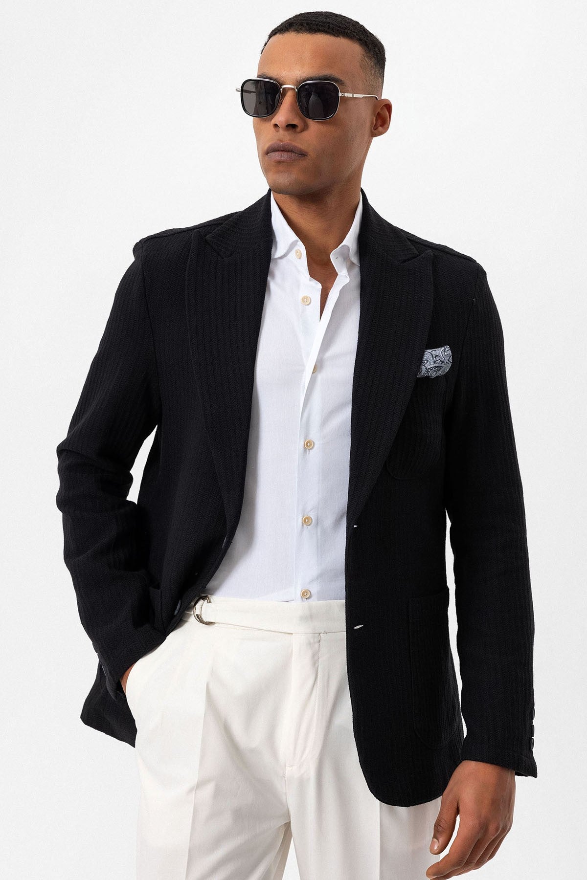 Antioch Men's Blazer Jacket with Side Pockets, Unlined