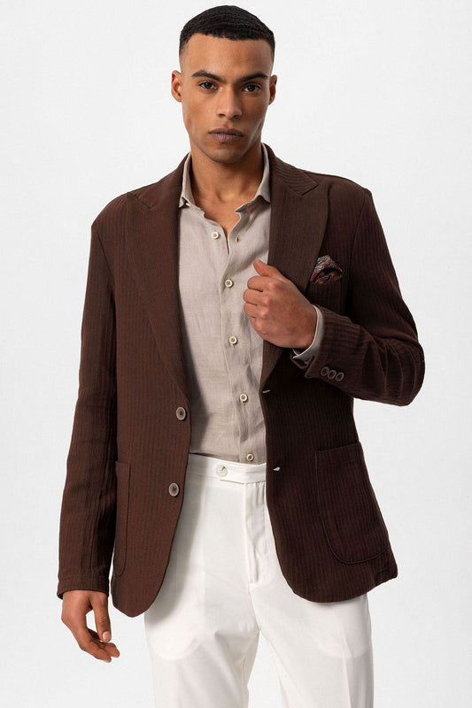 Antioch Men's Blazer Jacket with Side Pockets, Unlined