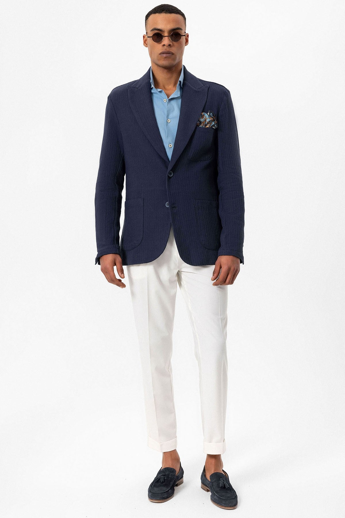 Antioch Men's Blazer Jacket with Side Pockets, Unlined