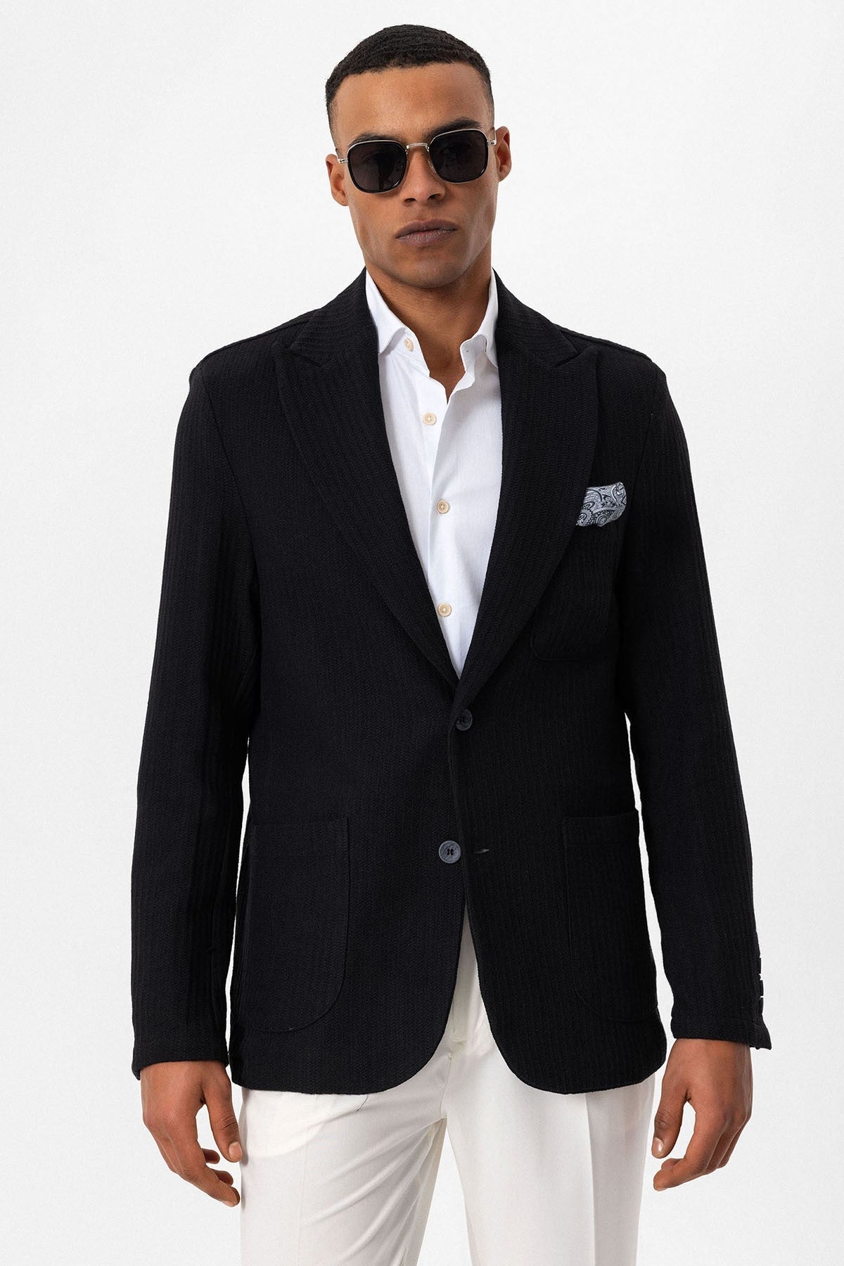 Antioch Men's Blazer Jacket with Side Pockets, Unlined