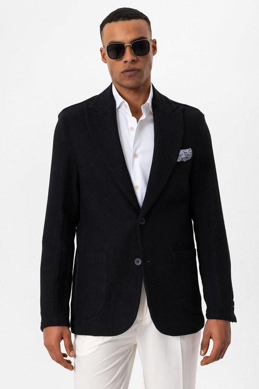 Antioch Men's Blazer Jacket with Side Pockets, Unlined