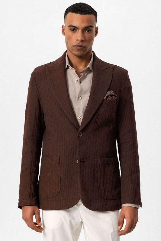 Antioch Men's Blazer Jacket with Side Pockets, Unlined