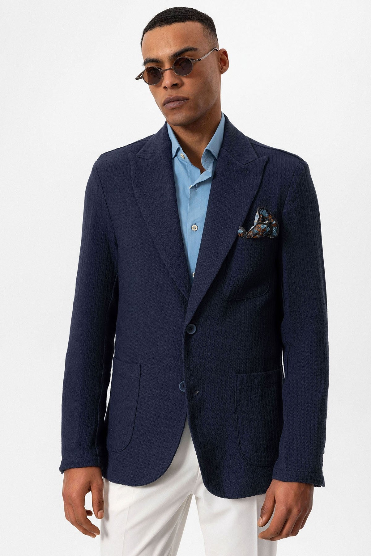 Antioch Men's Blazer Jacket with Side Pockets, Unlined