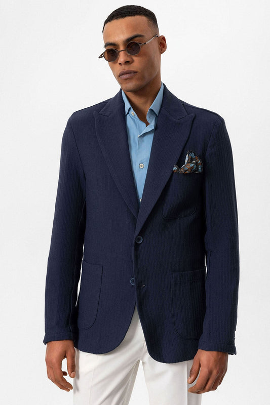 Antioch Men's Blazer Jacket with Side Pockets, Unlined