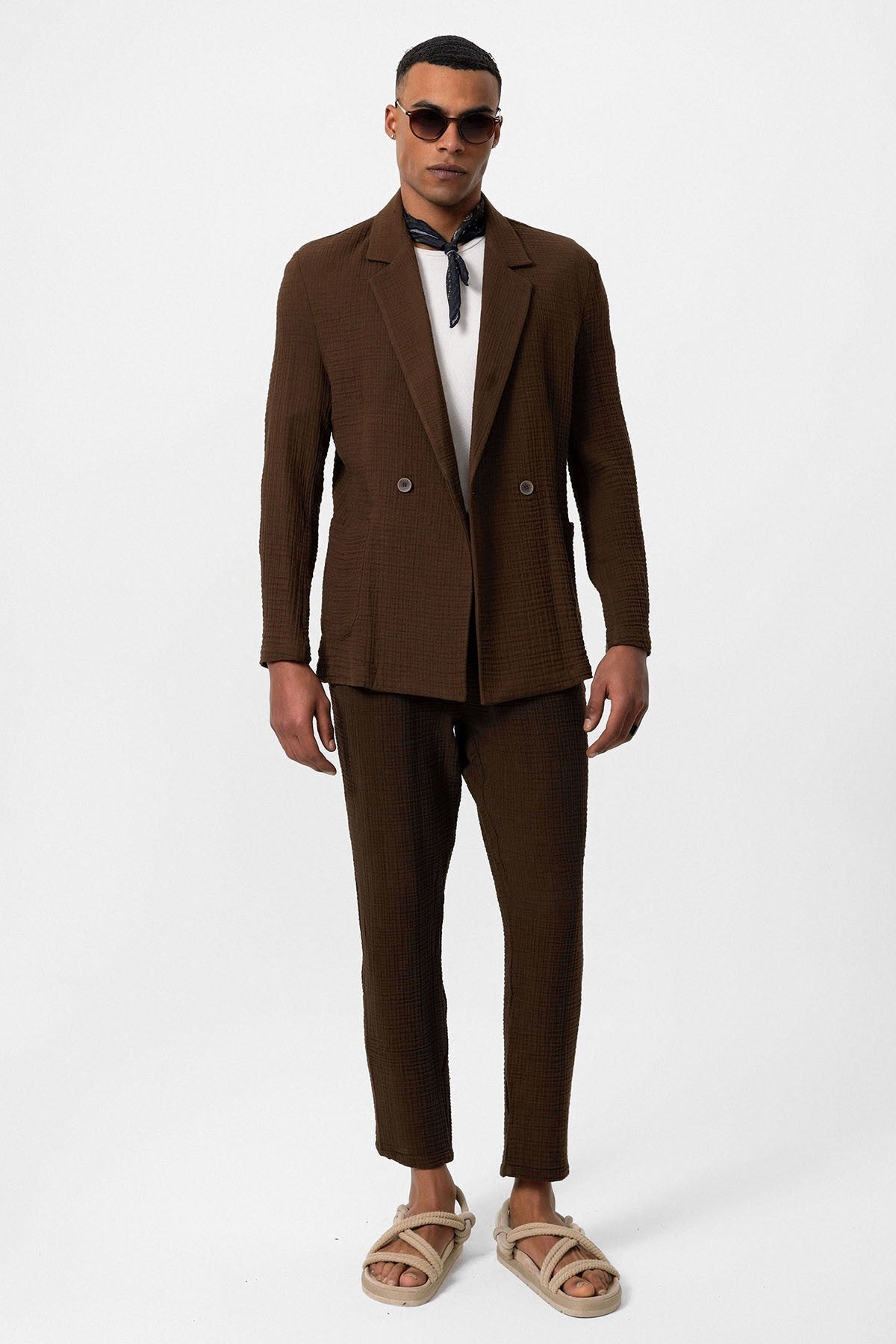 Antioch Double-Breasted Unlined Men's Blazer