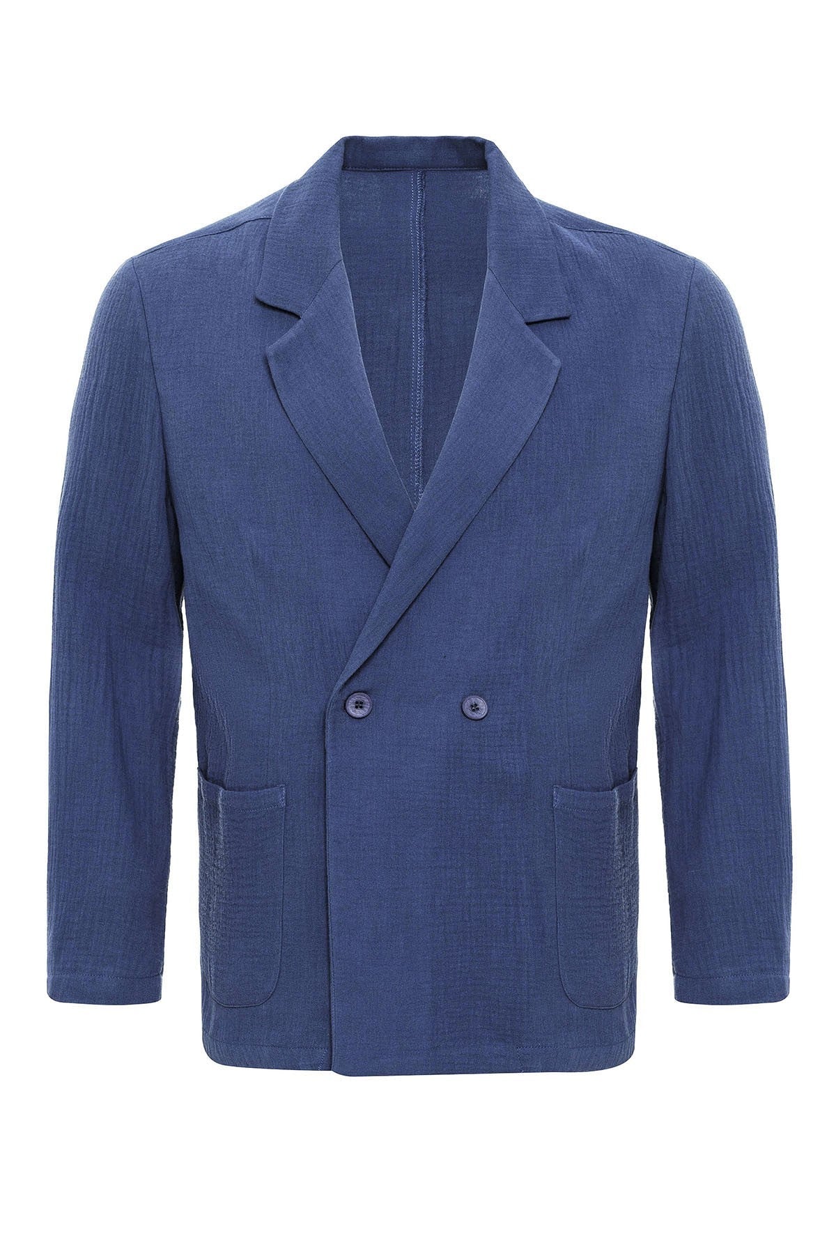 Antioch Double-Breasted Unlined Men's Blazer