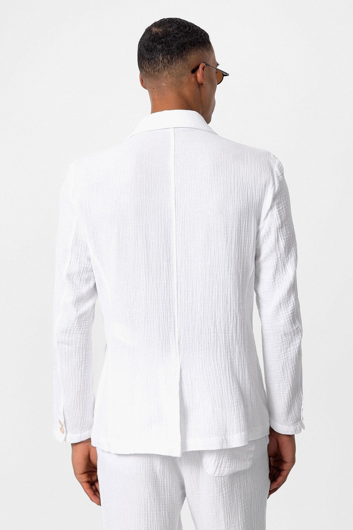 Antioch Double-Breasted Unlined Men's Blazer