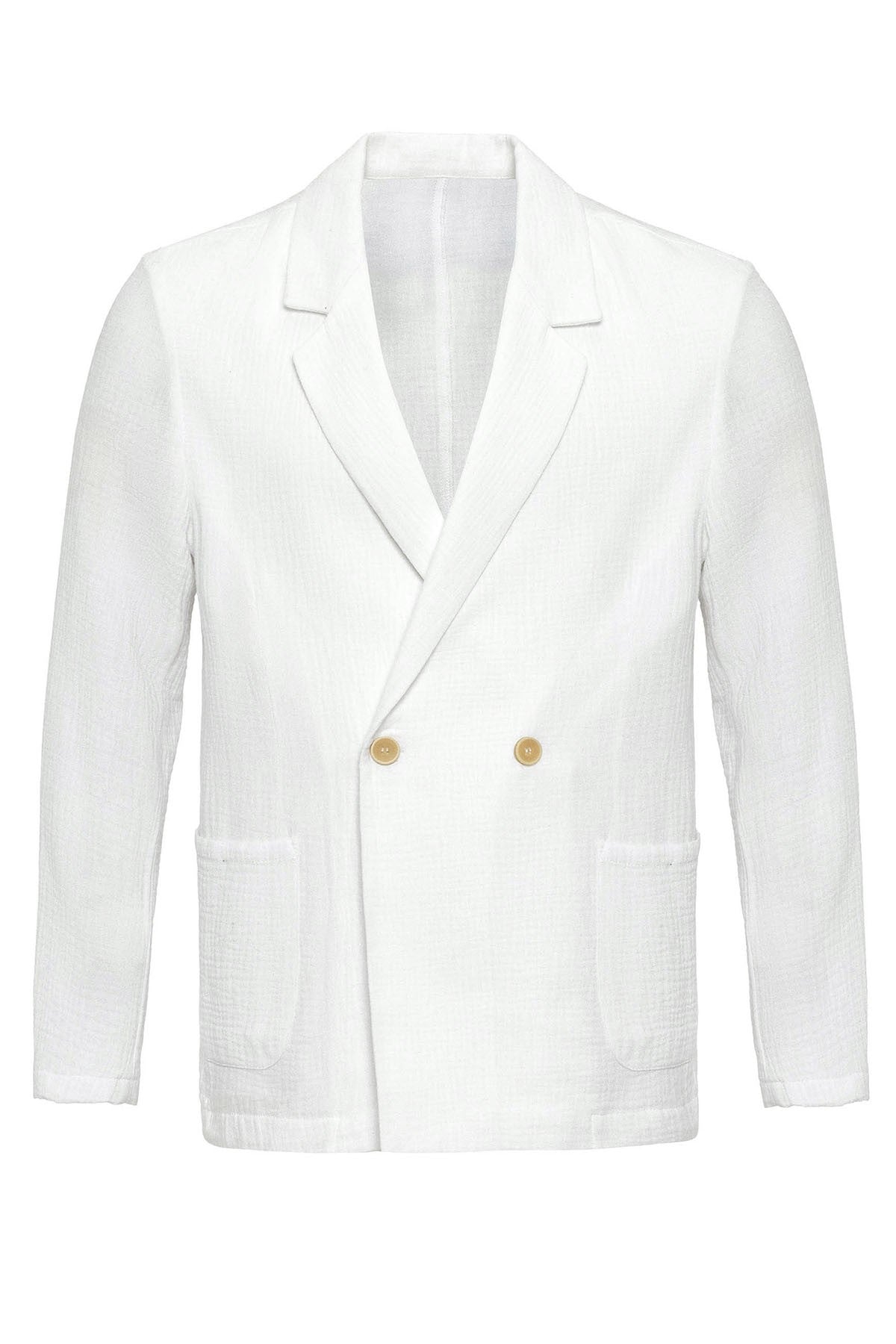 Antioch Double-Breasted Unlined Men's Blazer