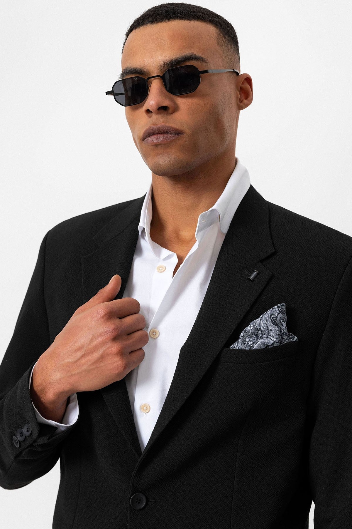 Antioch Sleeveless Single-Button Men's Blazer Jacket