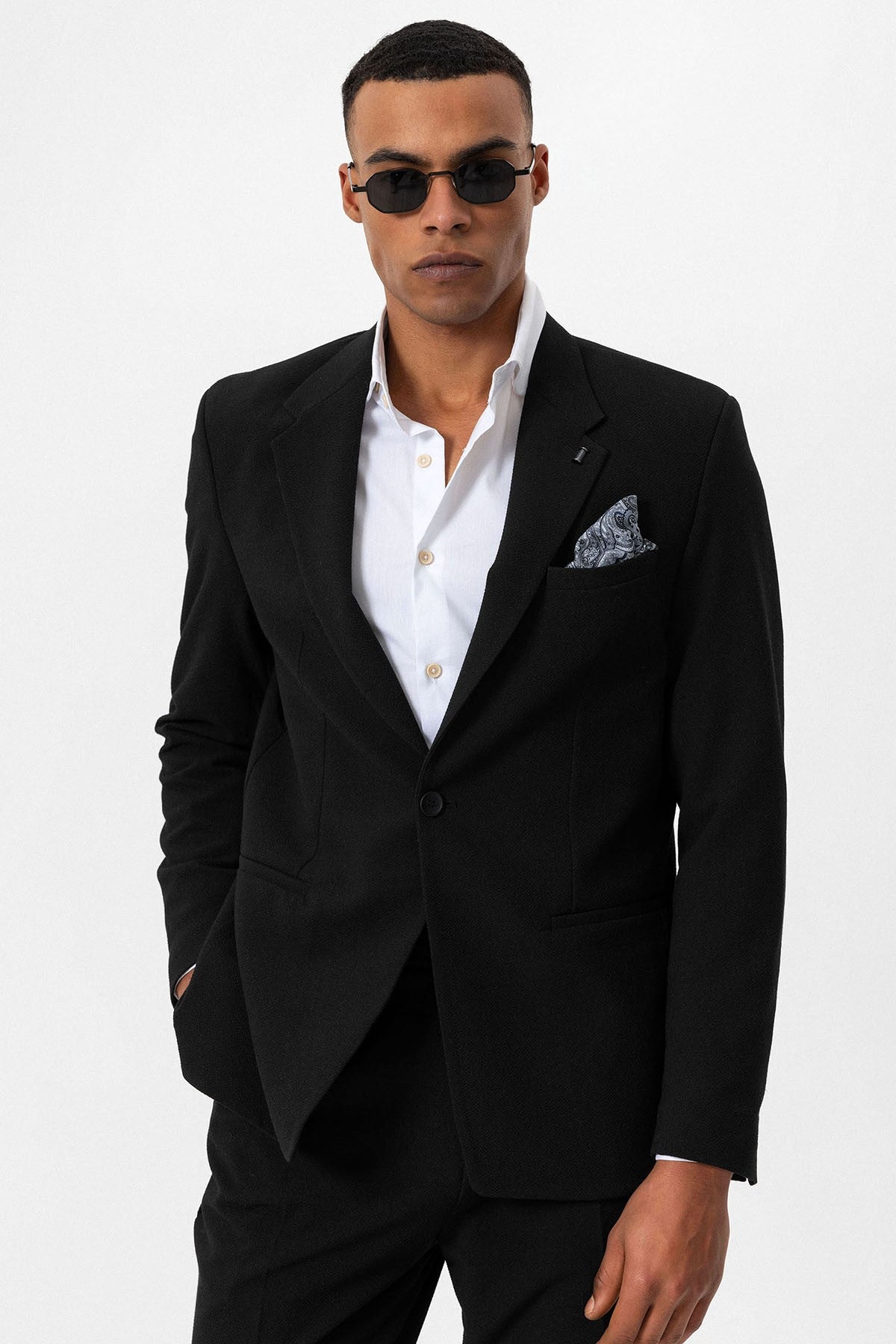 Antioch Sleeveless Single-Button Men's Blazer Jacket