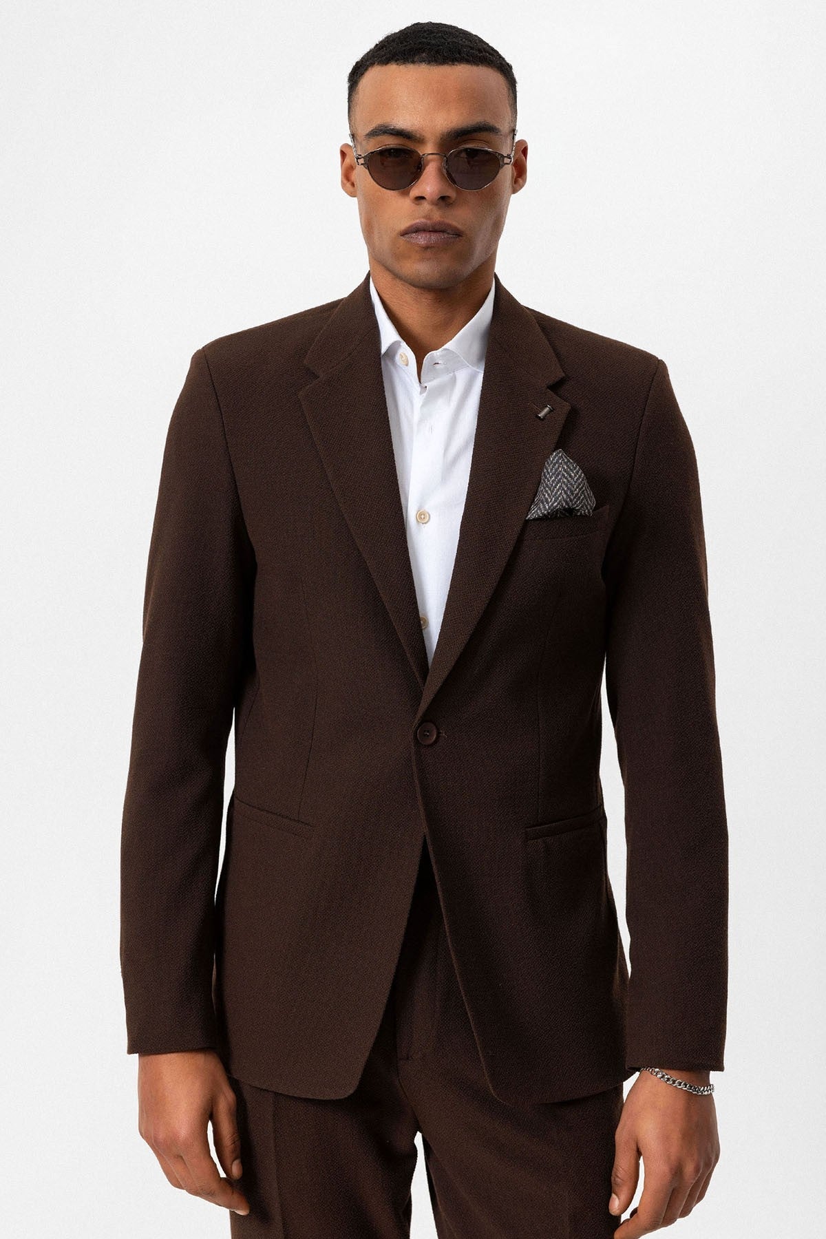 Antioch Sleeveless Single-Button Men's Blazer Jacket