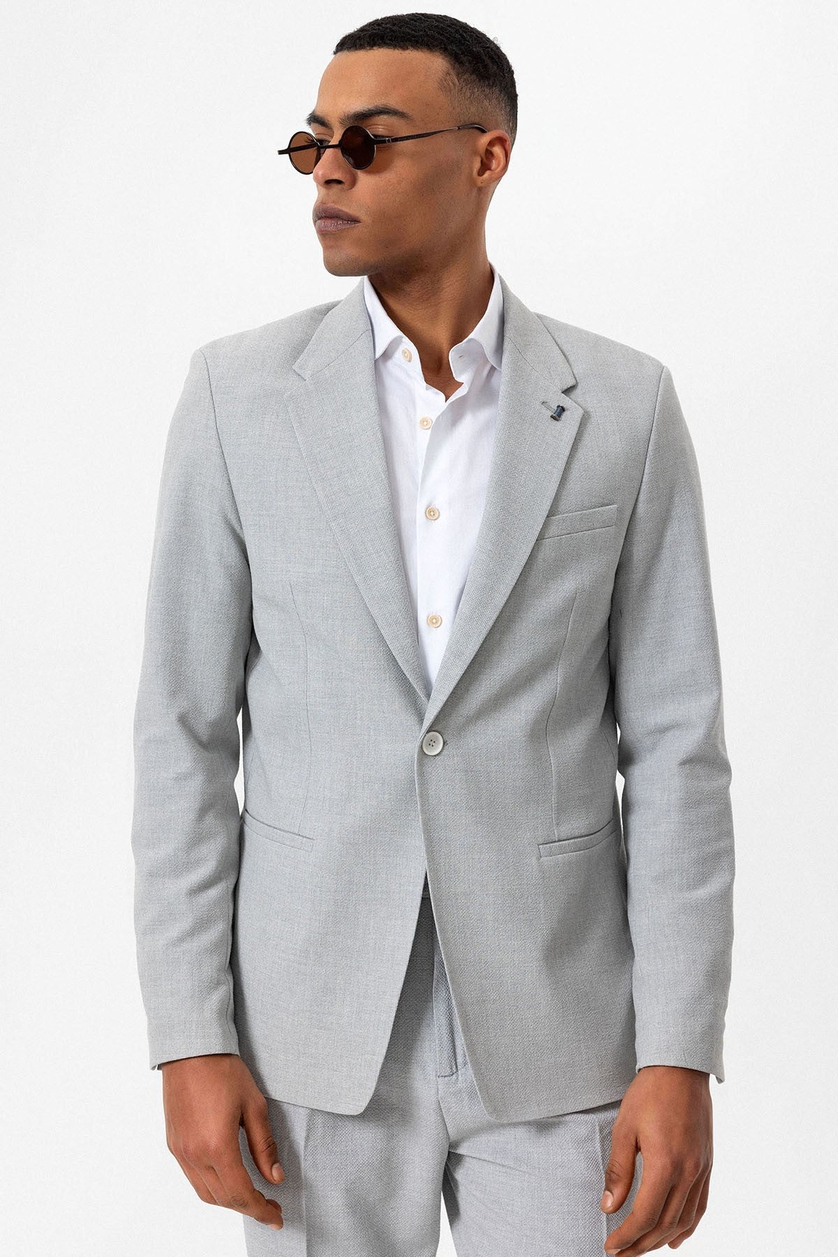 Antioch Sleeveless Single-Button Men's Blazer Jacket