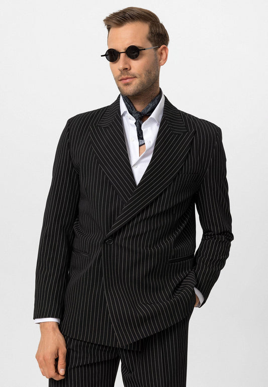Antioch Double-Breasted Striped Men's Blazer Jacket