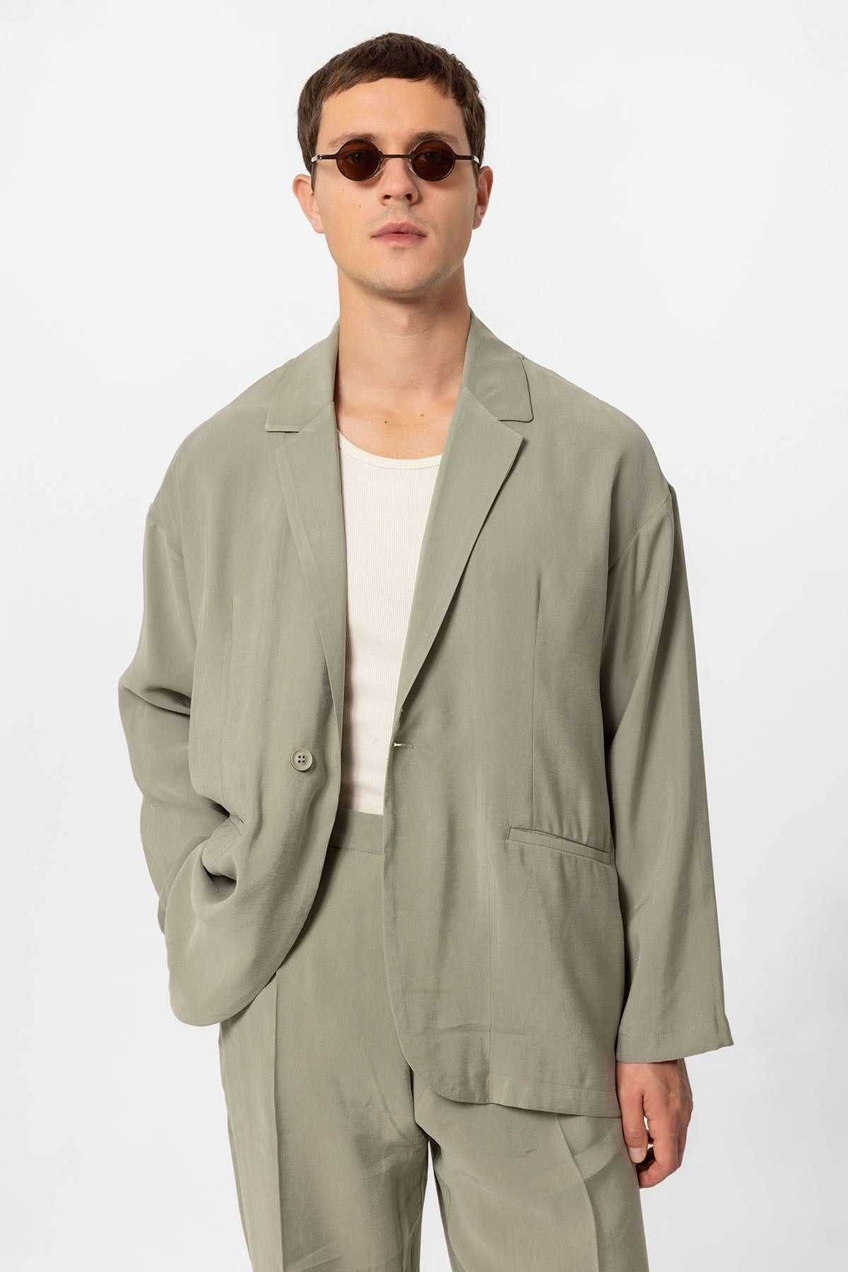 Antioch Oversized Unlined Men's Blazer Jacket