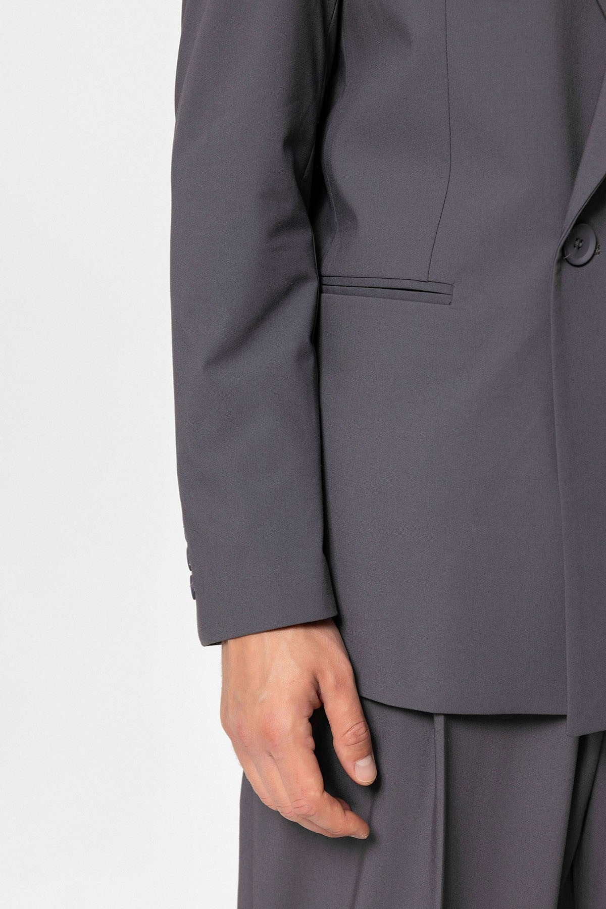 Antioch Single-Button Double-Breasted Men's Blazer