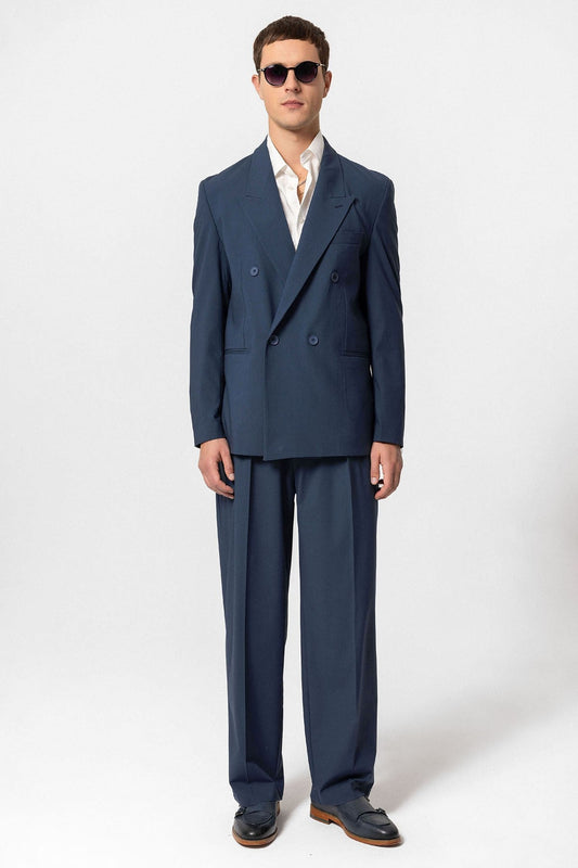 Antioch Single-Button Double-Breasted Men's Blazer