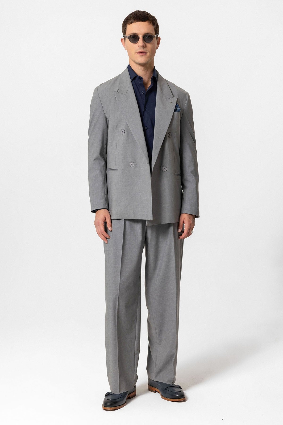 Antioch Single-Button Double-Breasted Men's Blazer