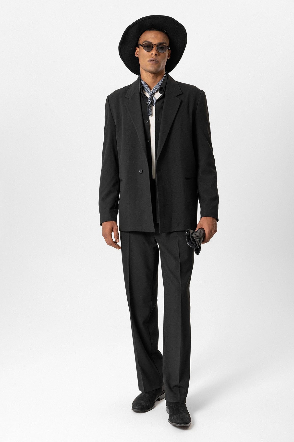 Antioch Single-Button Relaxed-Fit Men's Blazer