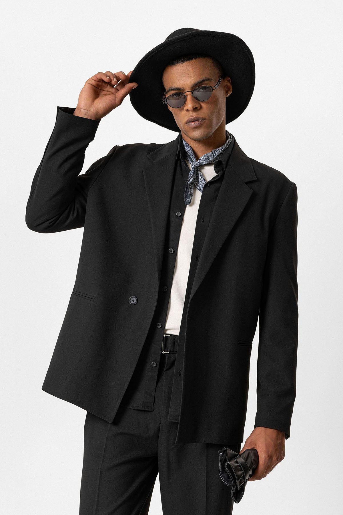 Antioch Single-Button Relaxed-Fit Men's Blazer