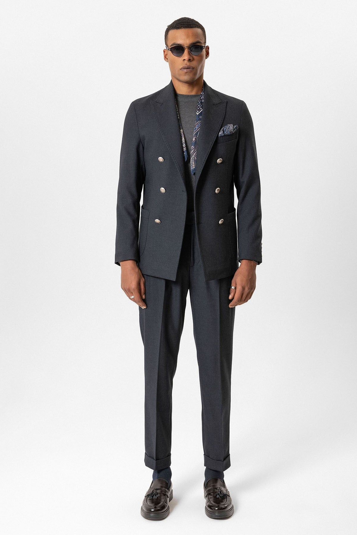 Antioch Unlined Double-Breasted Men's Blazer Jacket