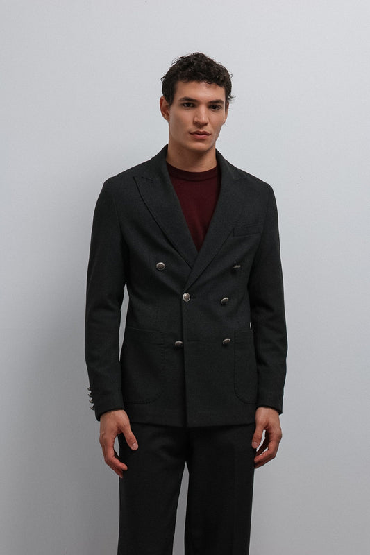 Antioch Unlined Double-Breasted Men's Blazer Jacket