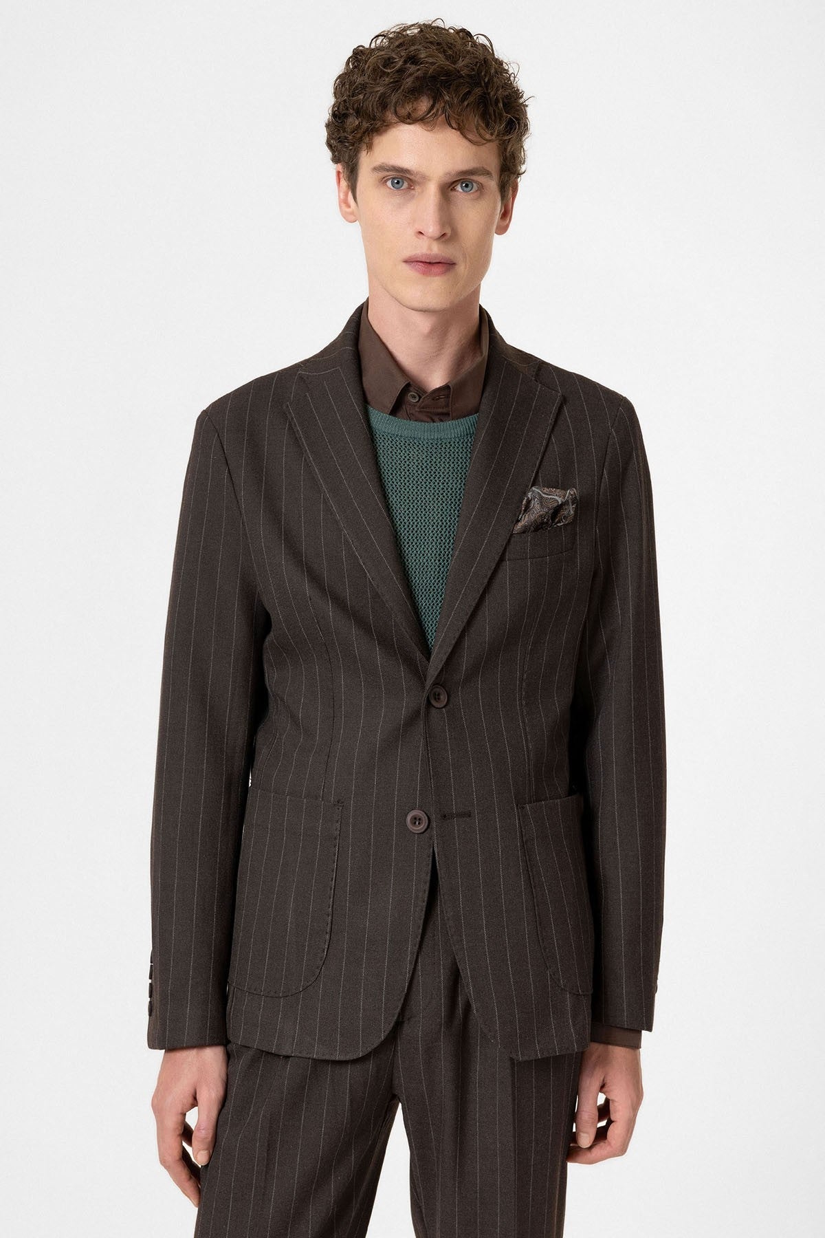 Antioch Slim-Fit Striped Men's Blazer
