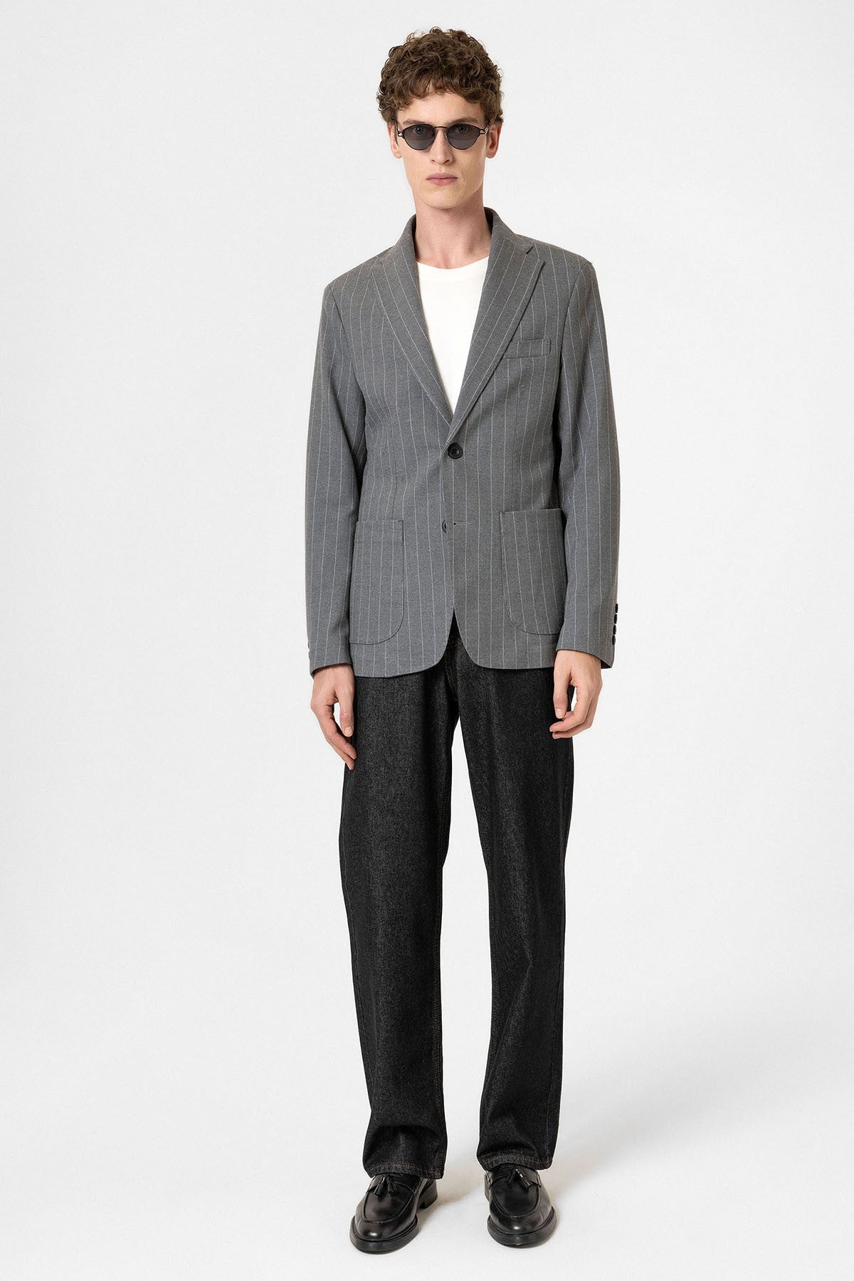 Antioch Slim-Fit Striped Men's Blazer
