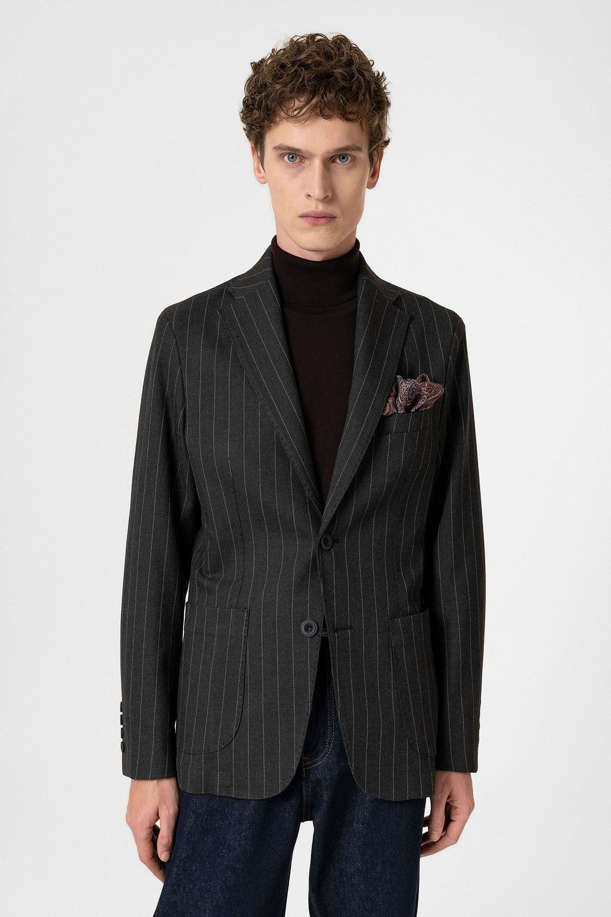 Antioch Slim-Fit Striped Men's Blazer