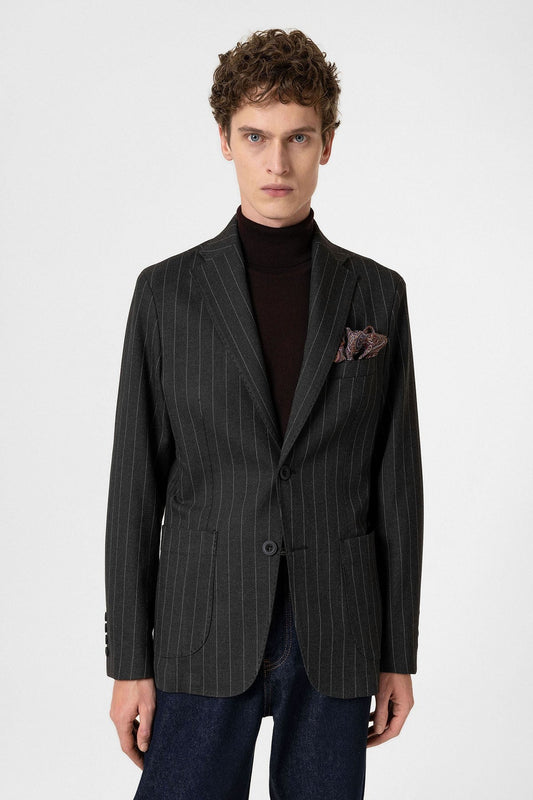 Antioch Slim-Fit Striped Men's Blazer