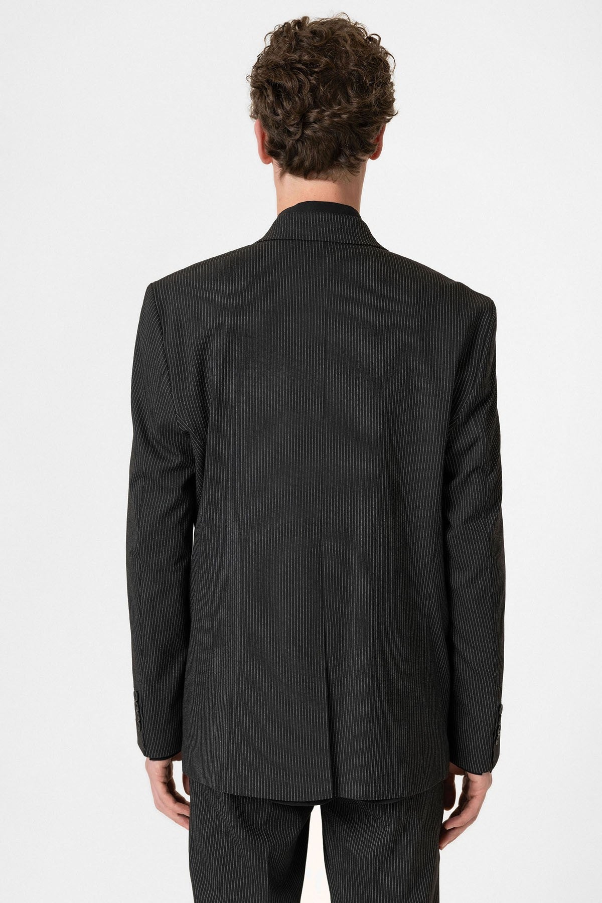 Antioch Comfortable Double-Breasted Striped Men's Blazer