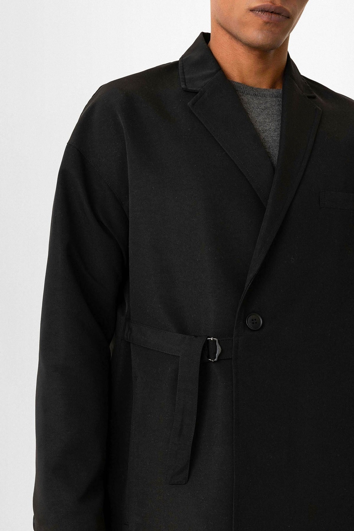 Antioch Toka Men's Trench Coat with Detailed Design
