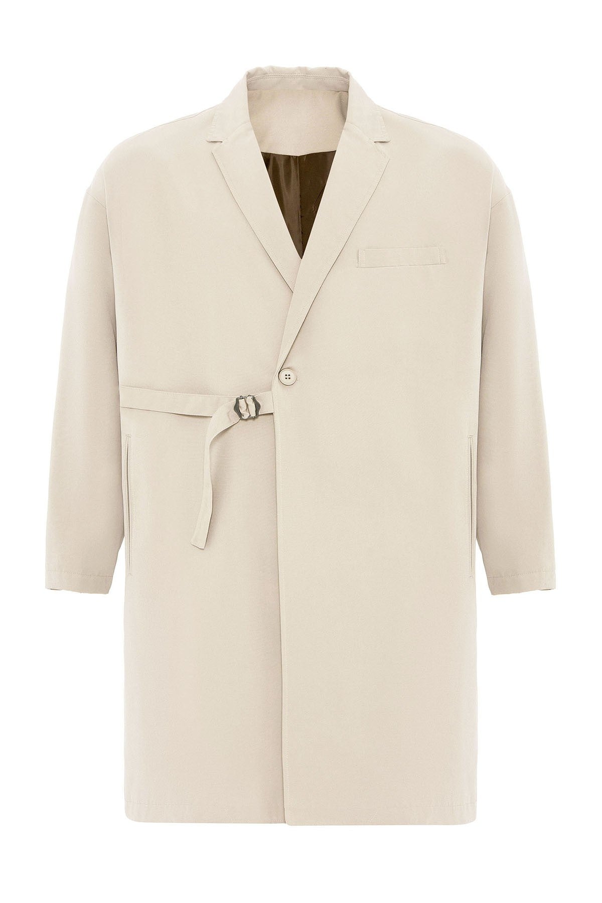Antioch Toka Men's Trench Coat with Detailed Design