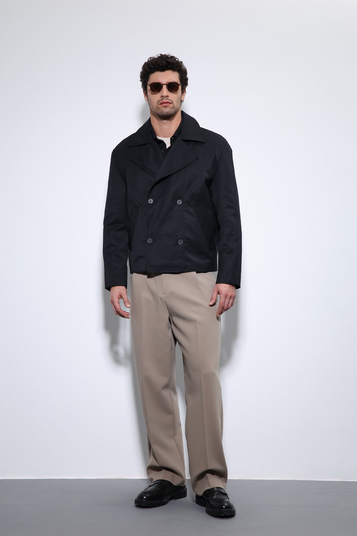 Antioch Crop Fit Men's Trench Coat