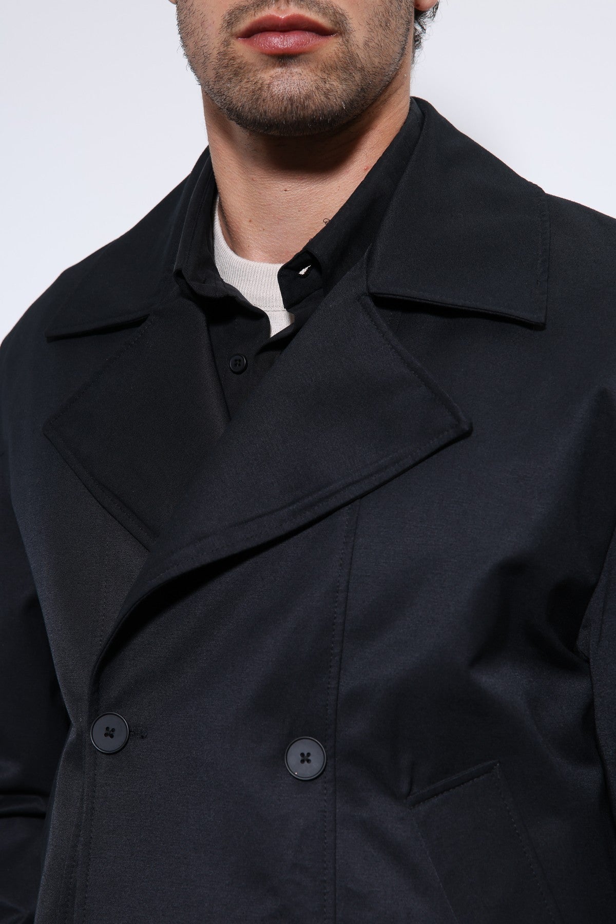 Antioch Crop Fit Men's Trench Coat