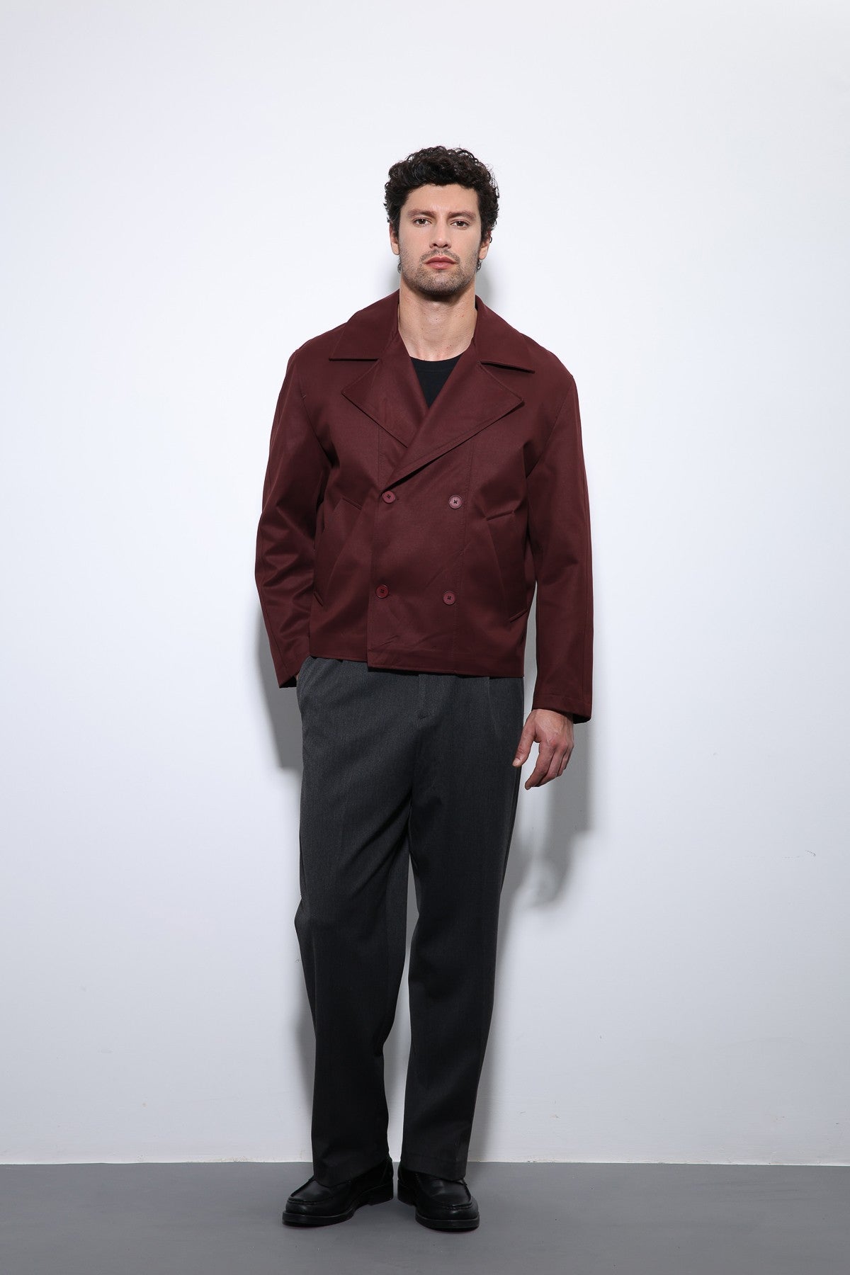 Antioch Crop Fit Men's Trench Coat