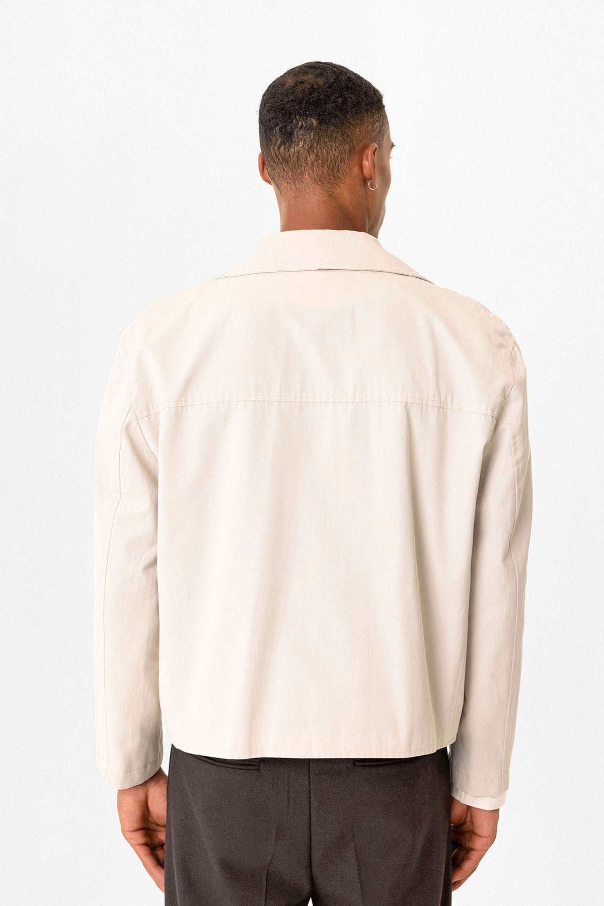 Antioch Crop Fit Men's Trench Coat
